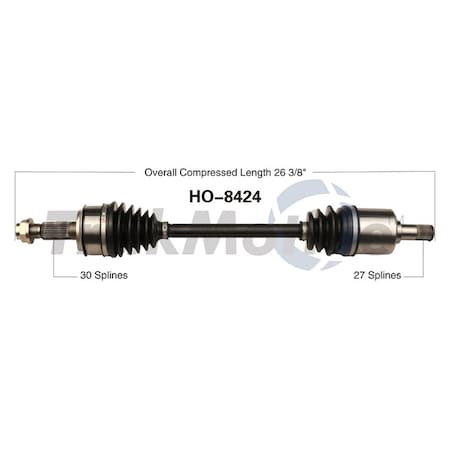 Surtrack Axle Cv Axle Shaft, Ho-8424 HO-8424
